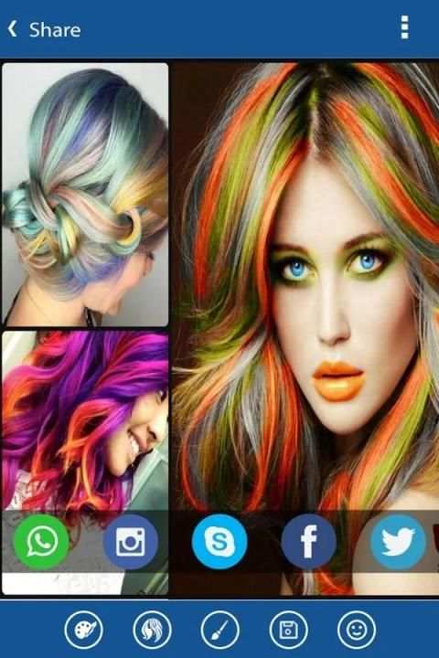 Hair Color Changer Effect screenshot 1