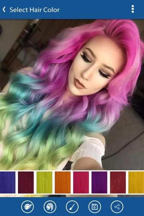 Hair Color Changer Effect screenshot 4