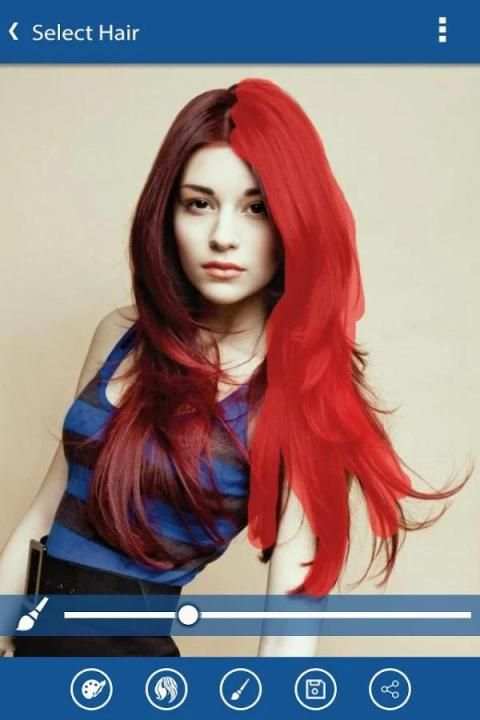 Hair Color Changer Effect screenshot 5