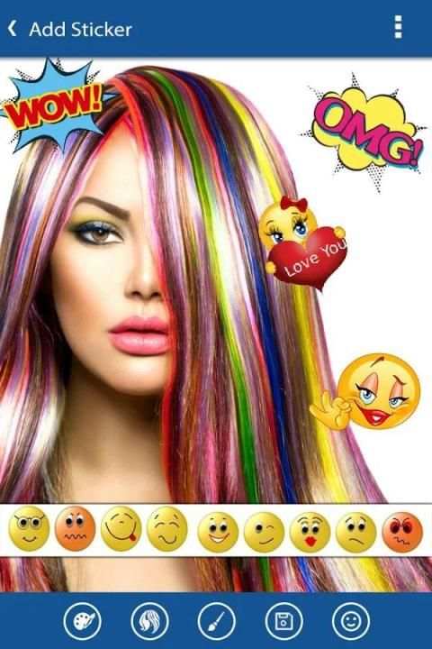 Hair Color Changer Effect screenshot 2