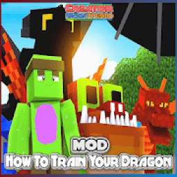 ikon MOD How To Train Your Craft Dragon for MCPE