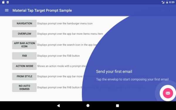 Material Tap Target Sample screenshot 3