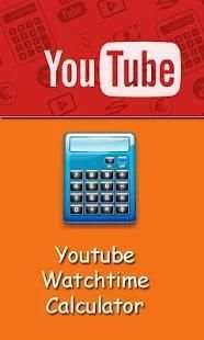 Youtube WatchTime Calculator screenshot 3