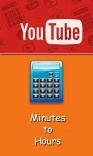 Youtube WatchTime Calculator screenshot 1