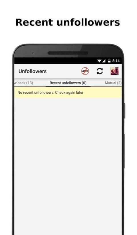 Unfollowers for Instagram screenshot 4