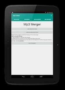 Mp3 Editor, Cutter & Merger स्क्रीनशॉट 6
