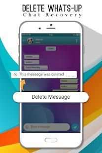 Watsup delete chat recovery screenshot 1