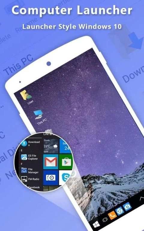 Windows 10 Computer Launcher For Android screenshot 2