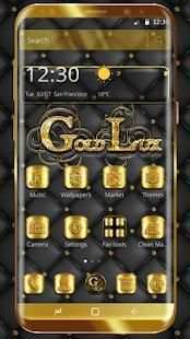 Gold Lux Launcher Theme screenshot 1