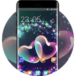Theme for gradient bubble wallpaper आइकन
