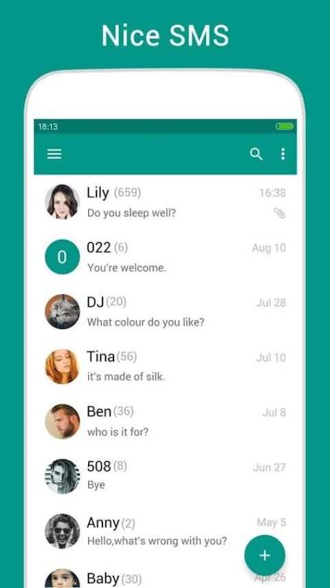Nice Messenger SMS screenshot 8