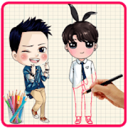 ikon How To Draw BTS Membres