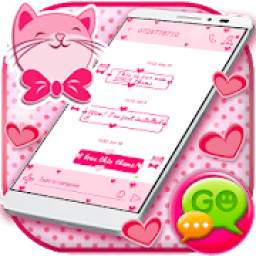 Pink Hearts SMS Theme