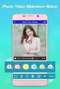 Photo Video Slideshow Maker screenshot 1