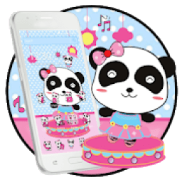 ikon Dancing Panda Cute Anime Theme