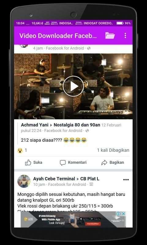 Downloader Video Facebook screenshot 3