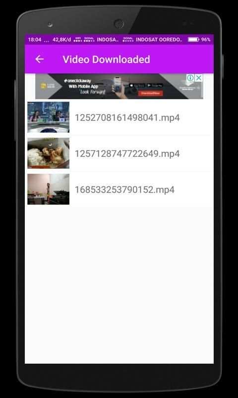 Downloader Video Facebook screenshot 1