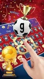 2018 Cup Football Keyboard screenshot 2