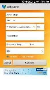 Web Tunnel vpn screenshot 5