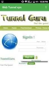 Web Tunnel vpn screenshot 2