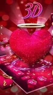 Lively ❤️Heart Love Keyboard Theme screenshot 2