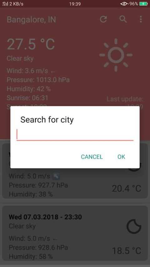 Live Weather Forecast 2018 screenshot 1