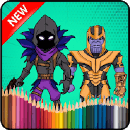 Fortnite0 Drawing and Coloring book आइकन