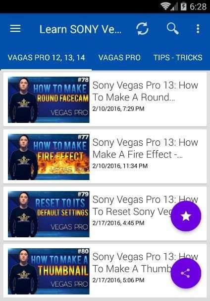 Learn Sony Vegas Pro Video Editing (unofficial) screenshot 1
