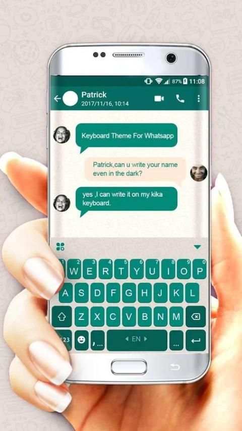 Tema Keyboard Chatting App screenshot 4