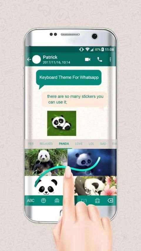 Tema Keyboard Chatting App screenshot 1