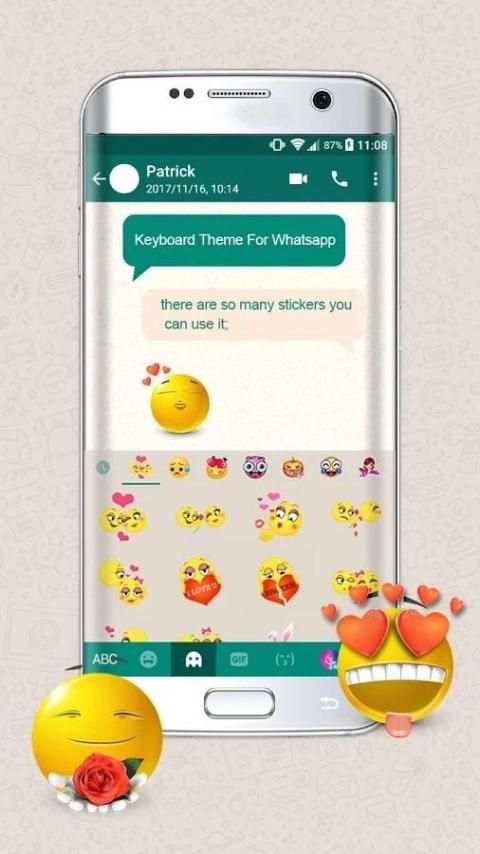 Tema Keyboard Chatting App screenshot 2