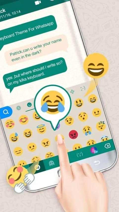 Tema Keyboard Chatting App screenshot 3