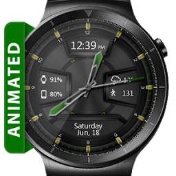 Daring Graphite HD Watch Face & Clock Widget