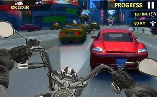 Highway Rider Moto Racer स्क्रीनशॉट 1
