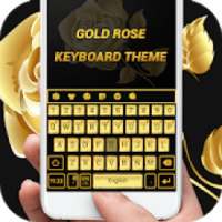 Gold Rose Keyboard Theme