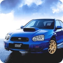 ikon Subaru Car Racing