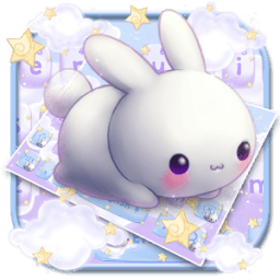 ikon Kawai Rabbit Keyboard Theme