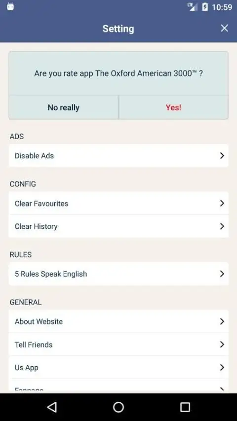 Oxford American Dictionary screenshot 1