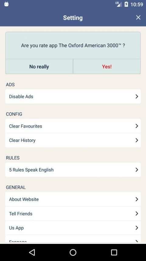 Oxford American Dictionary screenshot 1