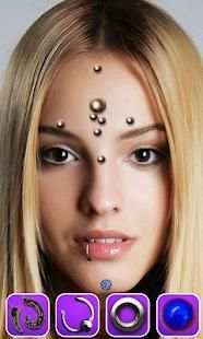 Piercing Photo Editor स्क्रीनशॉट 1