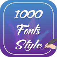 1000 Font Style