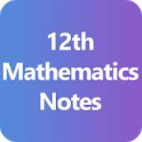 12th Maths Notes- Class