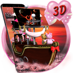 3D Titanic Pink Lovely Teddy Theme icon