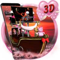 3D Titanic Pink Lovely Teddy Theme on 9Apps