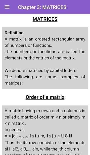 12th Maths Notes- Class screenshot 3