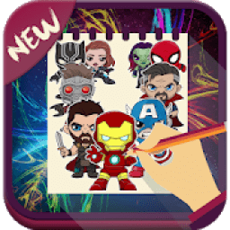 How to Draw Avengers Infinity War Guide आइकन