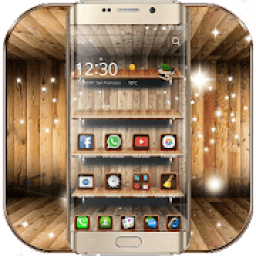 Wooden Theme 4k Wallpaper icon