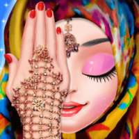 Muslim Hijab Makeover And Hand Art on 9Apps