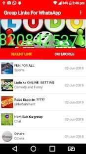 Group Links For Whatsapp 2018 screenshot 1