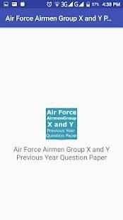 Airforce Airmen Group X and Y Question Papers screenshot 2